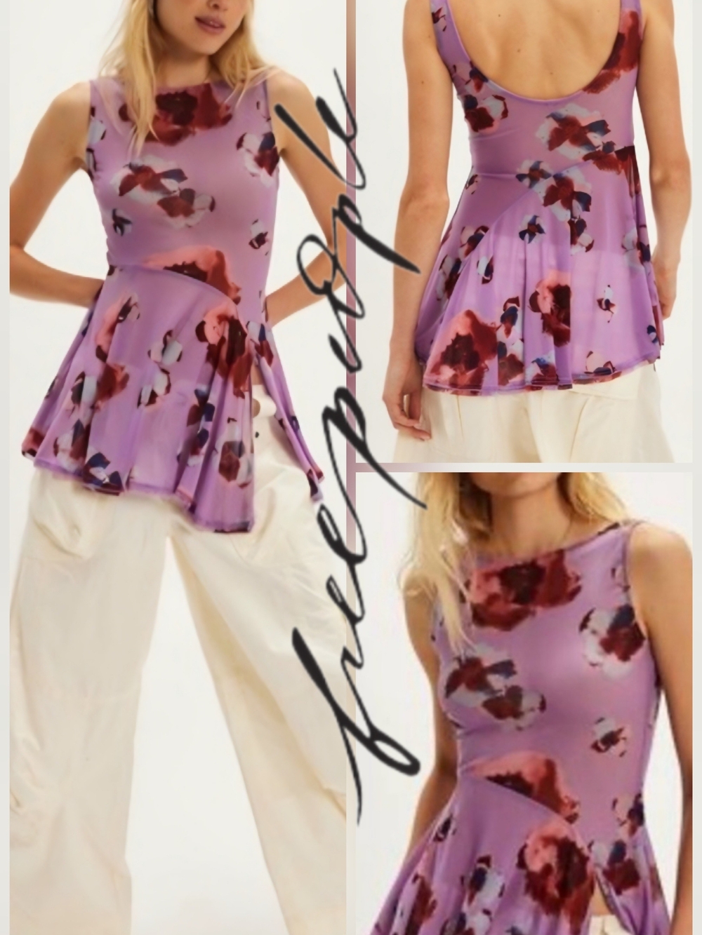Free People Chrissy Tunic Dress Tank Top Cover-Up